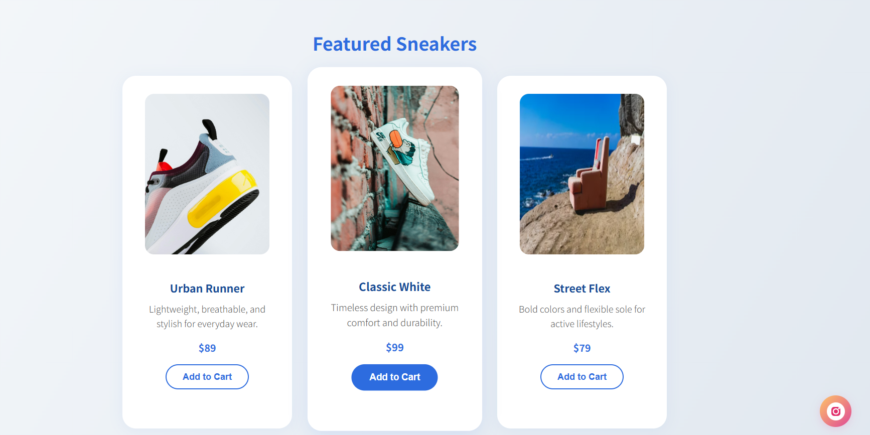 Kullanıcı dostu e-ticaret ürün sayfası arayüzü, ürün listeleme ve sepet işlevselliği